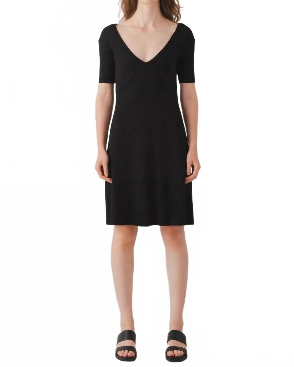NEW PRAIRIE UNDERGROUND look mini dress in black